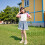 Σορτς τζιν για κορίτσια με φιόγκο, άνετο, ελαστικό, ζώνη, φαρδύ, φαρδύ τζιν σορτς 5
