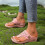 Γυναικεία σαγιονάρες, σανδάλια, slip-on, παραλία, casual, boho, με στήριξη καμάρας, τακούνι 2