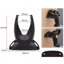 Barcode-Scanner-Halterung für Wand- und Tischmontage, kompatibel mit Barcode-Lesegeräten für Einzelhandel und Büro