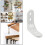 Heavy Duty Bracket Wall Hanging Shelve L Shaped Brackets White 2Inch 4