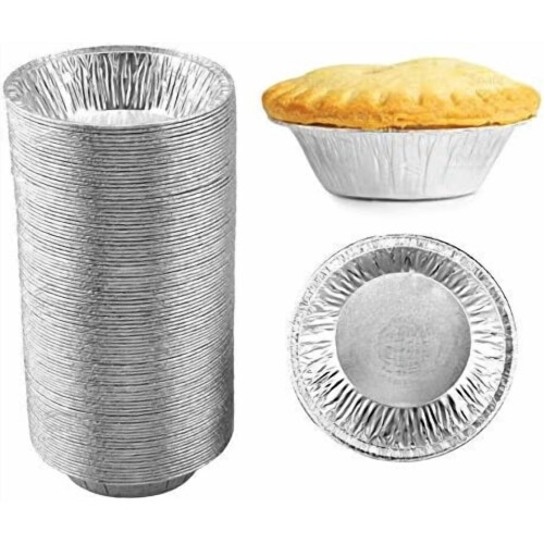 5 tommer engangs tærteforme i aluminium (120 stk.)