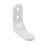 Heavy Duty Bracket Wall Hanging Shelve L Shaped Brackets White 2Inch 2