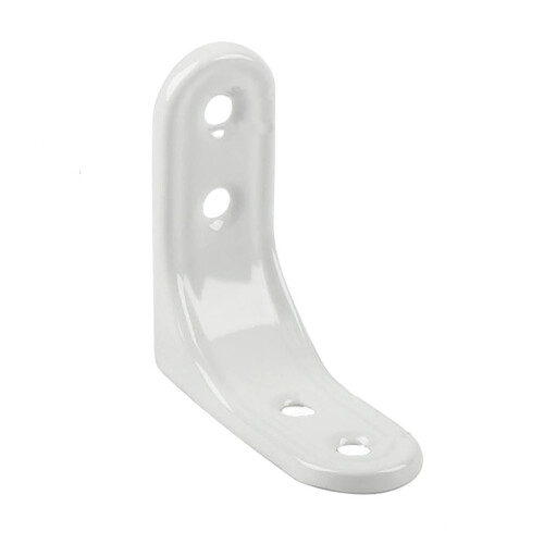 Heavy Duty Bracket Wall Hanging Shelve L Shaped Brackets White 2Inch 1