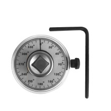1 set momentsleutels met wijzer, zilverkleurig, koolstofstaal, momentmeter voor autoreparatie