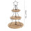 Kerstboom 3-laags houten taartstandaard 3