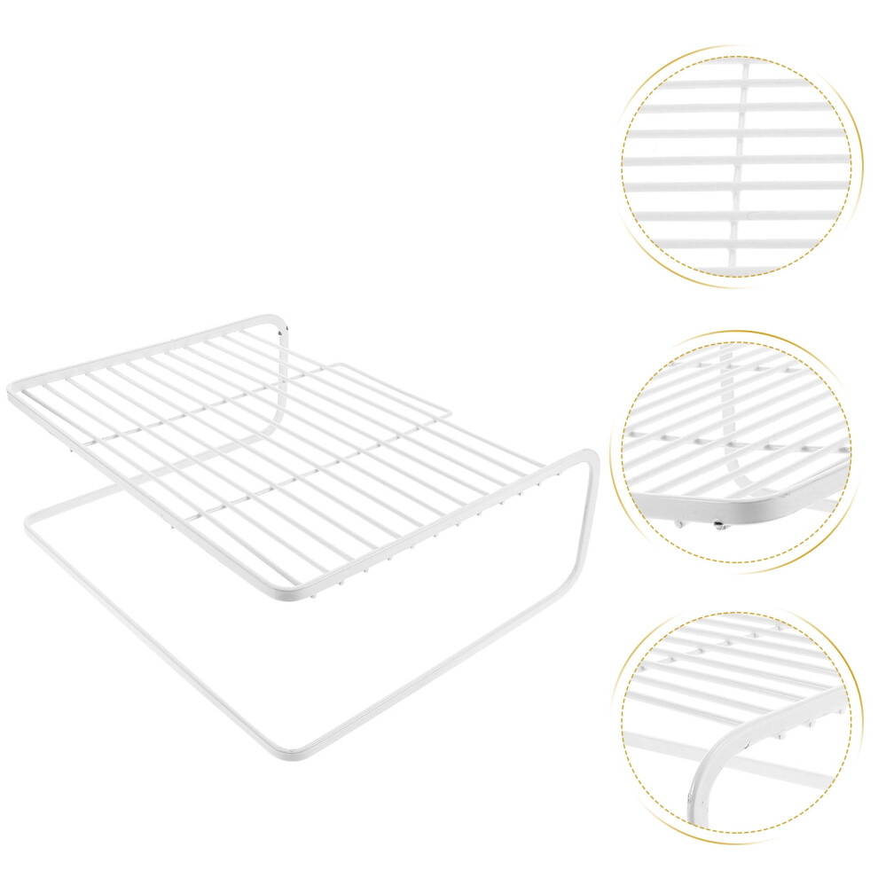 Freestanding Router Holder Storage Shelf Double Rack For Modem And Cable Organization 9180479573173