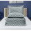 King Arrow White Comforter Set 3-Piece Down Alternative 4