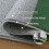 Light Grey and Dark Green Memory Foam Rug 5x7 ft 4