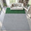 Light Grey and Dark Green Memory Foam Rug 5x7 ft 3