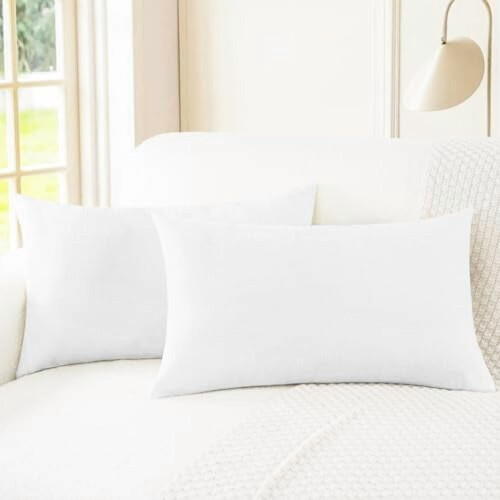 Housses de coussin en chenille 45 x 45 cm (lot de 2)