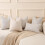 Housses de coussin patchwork kaki et beige, 56 x 56 cm, lot de 2 5