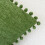 Capas de almofada decorativas 22x22 polegadas (2 unidades), capas de almofada em chenille verde-floresta com pompons, tingidas em cor sólida 3