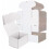 Conjunto de 50 caixas de papelão ondulado branco para envio, correspondência e transporte de mercadorias (7x5x4 polegadas). 1