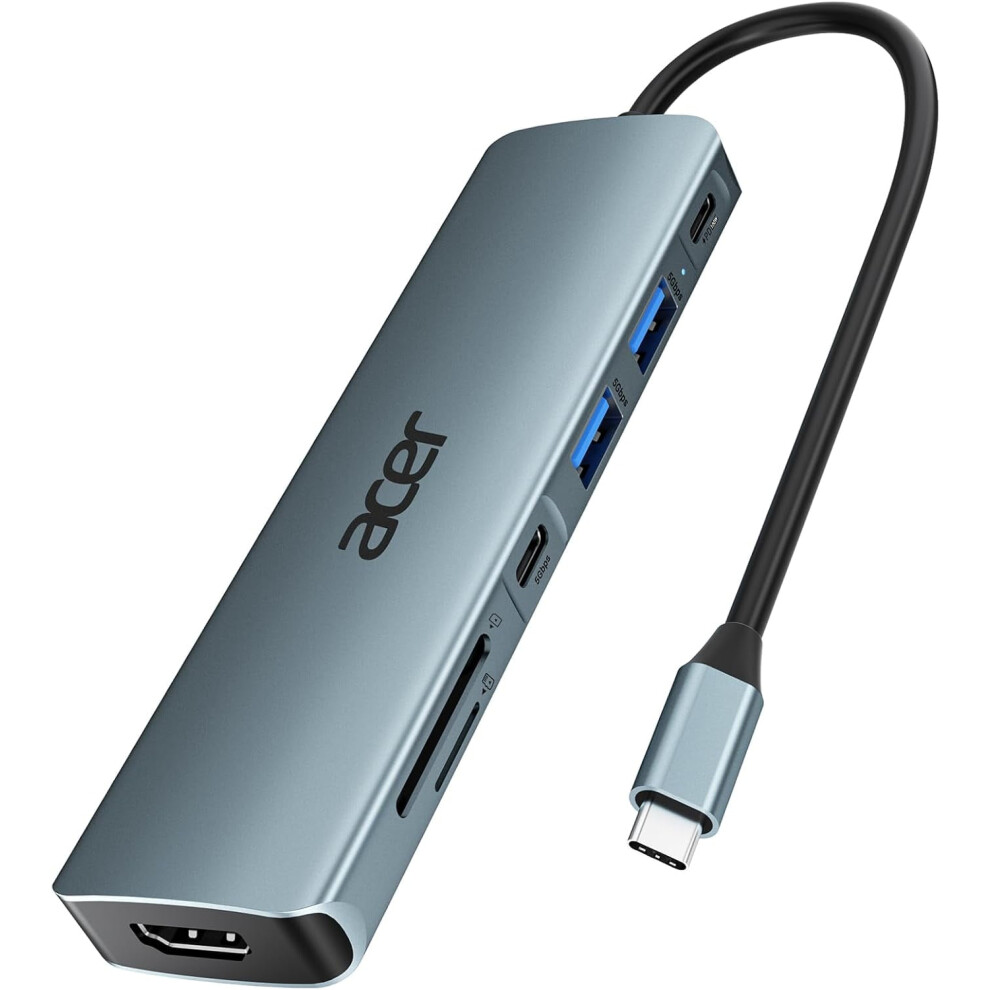 Usb-C Hub 7-In-1 With 4K Hdmi 2Usb-A 5Gbps Pd 100W Sd 9401284851028
