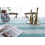 Cotton Linen Rectangular Tablecloth with Stripes and Tassels 5