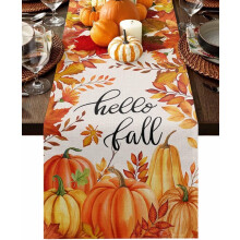 Chemin de table automne 90 x 13 pouces en polyester