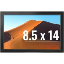8.5x14 Black Picture Frame with HD Plexiglas, Vertical/Horizontal Display, Classic Collection, 1 Pack
