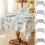 Floral & Birds Print Polyester Tablecloth 135x100cm 1