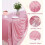 Fuchsia Pink Sequin Tablecloth 60" x 120" 2