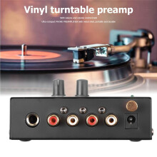 PP500 Pré-Amplificador de Toca-Discos de Vinil Amplificador de Controle de Volume de Toca-Discos Amplificador Plugue EUA