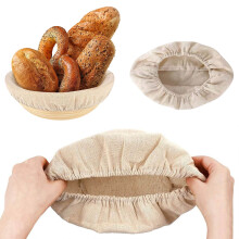Doublure en tissu pour panier à pain à moins de 5 $ ! Doublure en rotin naturel pour banneton, idéale pour la fermentation de la pâte et les
