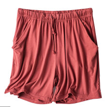 Dame pyjamasshorts med høj talje, afslappede natshorts, løse nattøjsbukser