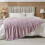 Light Purple Flannel Fleece Throw Blanket 4