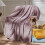 Light Purple Flannel Fleece Throw Blanket 2