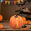 Mini Orange Plastic Pumpkin Decoration 1