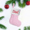 Mini-Strick-Weihnachtsstrumpf mit Initialen, 8,5 Zoll 1