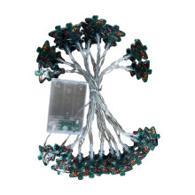 Guirlande lumineuse LED de Noël pour sapin et décoration intérieure/extérieure