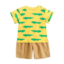 MesaSe Sommer-Baby-Jungen-Bekleidungssets, lässige Kurzarm-Neugeborenen-Jungen-Outfits, 2-teilig, Kleinkind-Jungen-Sommer (18-24 Monate)