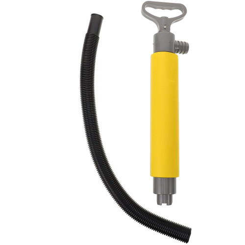 Pompa manuale per l'acqua del kayak, 1 set in plastica gialla