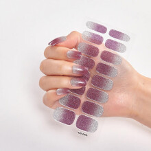 Adesivos de unhas em gel semi-curadas, para decoração de unhas, em cores sólidas e modernas, ideais para manicure com lâmpada UV/LED. Necessita