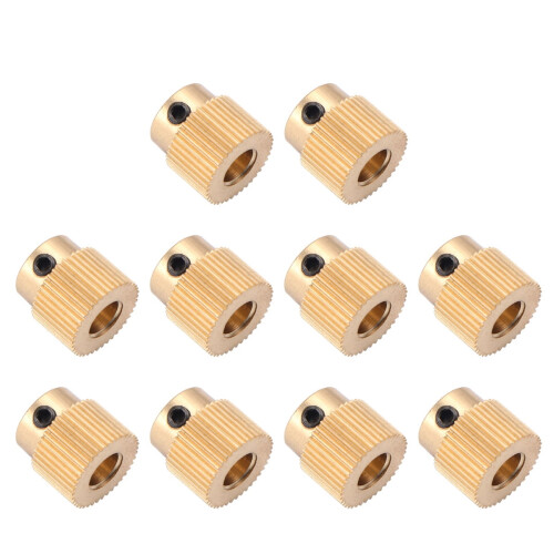 Nadi10pcs MK8 Εξωθητήρας 40 Οδοντωτοί Δόντες Ορειχάλκινος Τροχός Εξώθησης για 1