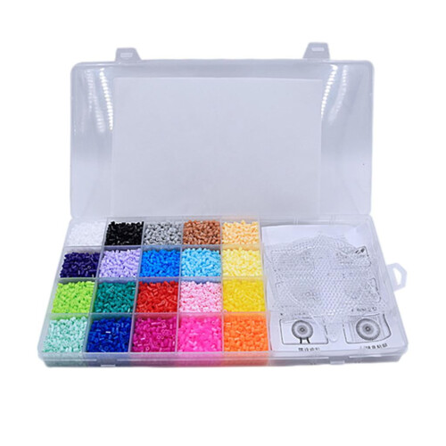 Hama-Perlen, handgefertigtes Bastelset mit Bügelperlen, Pixel-Art-Perlen für Kinder