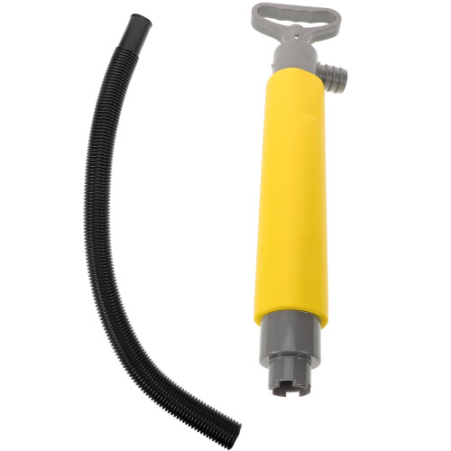 Pompa manuale per l'acqua del kayak, 1 set in plastica gialla 1