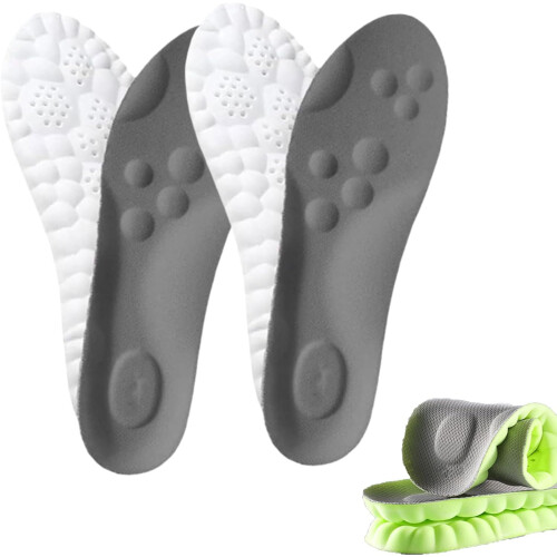 Πάτοι 4D Cloud για άνδρες και γυναίκες – Memory Foam, Υποστήριξη καμάρας, Ρεφλεξολογικό