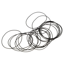 OUNONA 200 stk. vanntett ring til bakdeksel til klokke, 3,60 x 3,60 x 0,10 cm, svart