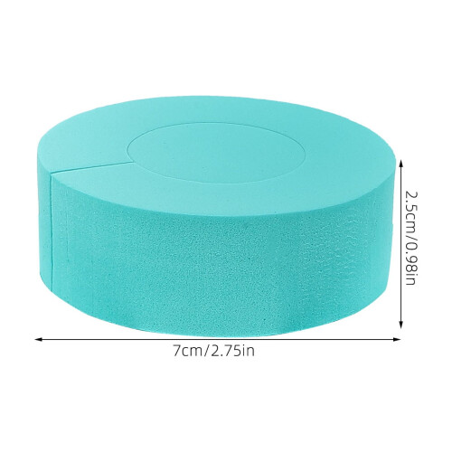 12Pcs Blue Hair Curling Tool Sponge Ring with C Shaped Design for Secure Hold 1
