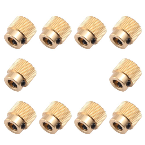 Nadi10pcs MK8 Εξωθητήρας 40 Οδοντωτοί Δόντες Ορειχάλκινος Τροχός Εξώθησης για 2