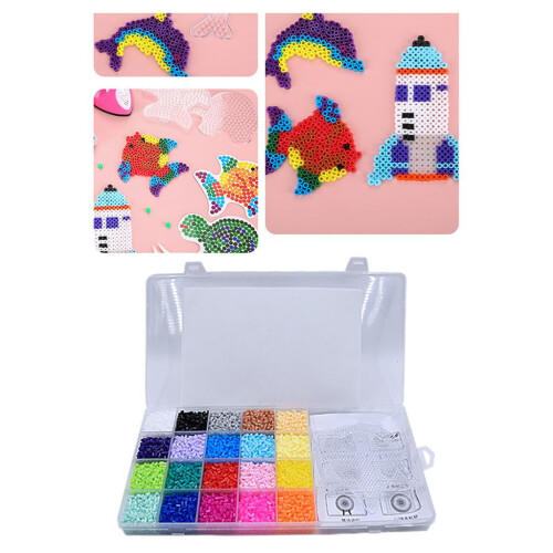 Hama-Perlen, handgefertigtes Bastelset mit Bügelperlen, Pixel-Art-Perlen für Kinder 2
