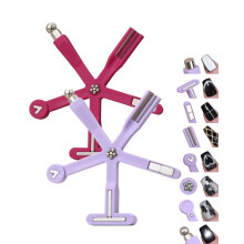 8-in-1 Cat Eye Magnet Nail Art Tool for Gel Polish, Multi-Head Magnetic Stick with Durable ABS Handle, Compatible with Cat Eye Effects