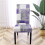 Purple Polyester-Spandex Chair Covers (6 Pack) 2