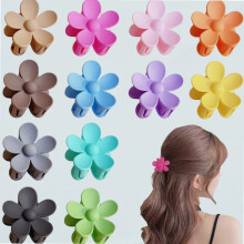 Pinces à cheveux fleuries pour femmes, filles et enfants, lot de 12, 3,4 cm