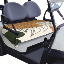Toalla universal para asiento de carrito de golf de 51" x 31", funda de microfibra extragrande compatible con modelos EZGO TXT, Club Car Precedent,