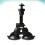 Driving Recorder Bracket with Double Suction Cups 1Pack 6.7*3.9*2.6in Black ABS 7
