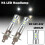 2x Κιτ προβολέων H1LED εξαιρετικά φωτεινών φώτων υψηλής χαμηλής δέσμης για οδήγηση 5