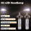 2x Κιτ προβολέων H1LED εξαιρετικά φωτεινών φώτων υψηλής χαμηλής δέσμης για οδήγηση 6