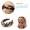 Fascia per capelli alla moda con motivo leopardato, comoda e antiscivolo. 5